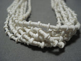 Native American Jewelry Impressive Vintage Santo Domingo Silver Necklace Old-Nativo Arts