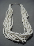 Native American Jewelry Impressive Vintage Santo Domingo Silver Necklace Old-Nativo Arts
