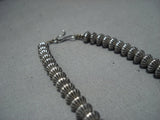 Native American Jewelry Museum Quality Dancing Kokopelli Turquoise Sterling Silver Necklace-Nativo Arts