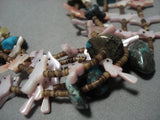 Native American Jewelry Museum Vintage Navajo Turquoise Fetish Sterling Silver Necklace Old-Nativo Arts