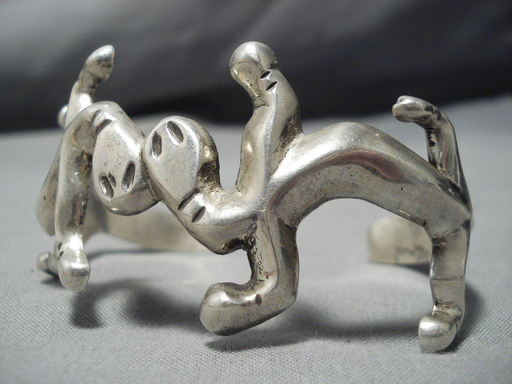 Native American Jewelry Museum Vintage Woven Snake Sterling Silver Bra ...