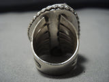 Native American Jewelry One Of The Best Vintage Amethyst Sterling Silver Ring Old-Nativo Arts