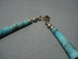 Native American Jewelry Petit Vintage Santo Domingo Turquoise Fetish Arrowhead Necklace Old-Nativo Arts