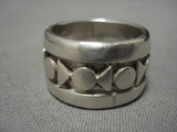 Native American Very Important!!!! Vintage Santo Domingo Sterling Silver Julian Lovato Ring Old-Nativo Arts