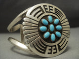 Nice Navajo Sky Blue Turquoise Sterling Native American Jewelry Silver Navajo Bracelet-Nativo Arts