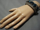 One Of Best Vintage Native American Jewelry Navajo Last Chance Turquoise Sterling Silver Bracelet Old-Nativo Arts