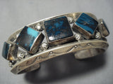 One Of Best Vintage Native American Jewelry Navajo Last Chance Turquoise Sterling Silver Bracelet Old-Nativo Arts