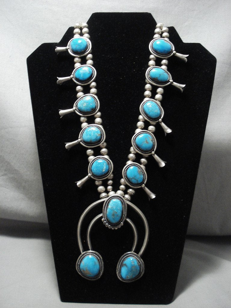 One Of Biggest Vintage Navajo Bisbee Turquoise Native American