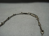 One Of Largest Amber Vintage Native American Jewelry Navajo Sterling Silver Necklace Old-Nativo Arts
