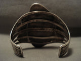 One Of The Best Ever Vintage Navajo Pilot Mntn Turquoise Native American Jewelry Silver Bracelet-Nativo Arts