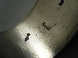 One Of The Best Navajo Aaron Anderson Sterling Native American Jewelry Silver Bracelet-Nativo Arts