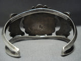 One Of The Best Vintage Native American Jewelry Navajo Pearl Satellite Sterling Silver Bracelet-Nativo Arts