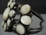 One Of The Best Vintage Native American Jewelry Navajo Pearl Satellite Sterling Silver Bracelet-Nativo Arts