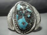 One Of The Best Vintage Native American Jewelry Navajo Persin Turquoise Sterling Silver Bracelet-Nativo Arts