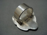 One Of The Best Vintage Native American Jewelry Navajo Tommy Jackson Turquoise Sterling Silver Ring-Nativo Arts