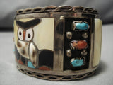 One Of The Best Vintage Native American Zuni Turquoise Sterling Silver Bracelet Old-Nativo Arts