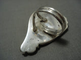 One Of The Best Vintage Navajo Adam Fierro Turquoise Native American Jewelry Silver Ring-Nativo Arts