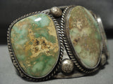 One Of The Best Vintage Navajo Emerald Valley Turquoise Native American Jewelry Silver Bracelet-Nativo Arts