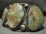 One Of The Best Vintage Navajo Emerald Valley Turquoise Native American Jewelry Silver Bracelet-Nativo Arts