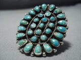 One Of The Best Vintage Navajo Turquoise Sterling Silver Native American Jewelry Ring-Nativo Arts