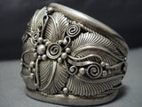 One Of The Biggest Vintage Native American Jewelry Navajo Lapis Sterling Silver Native American Jewelry Navajo Bracelet Old-Nativo Arts