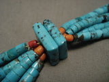 One Of The Finest Old Santo Domingo Turquoise Necklace-Nativo Arts