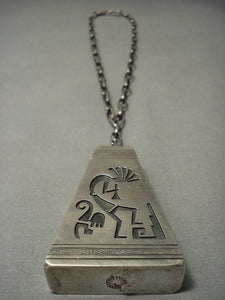 One Of The Finest Vintage Hopi Sterling Native American Jewelry Silver Necklace We Have Collected- Heavy-Nativo Arts