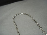 One Of The Finest Vintage Navajo Kokopelli Dancing Native American Jewelry Silver Necklace Old-Nativo Arts