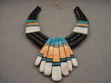 One Of The Largest Santo Domingo Turquoise Shell Necklace-Nativo Arts
