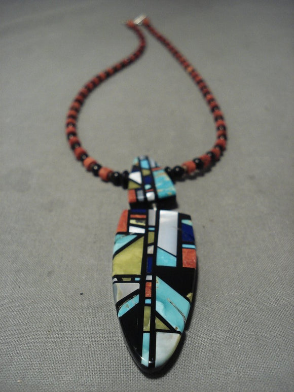 One Of The Most Talented Santo Domingo Artist Santo Domingo Turquoise Necklace-Nativo Arts