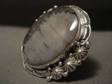 One Of The Most Unique Ben Begaye Navajo Native American Jewelry Silver Ring-Nativo Arts