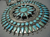 Optimal Vintage Native American Jewelry Navajo Turquoise Sterling Silver Necklace Old-Nativo Arts