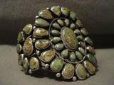 Opulent Very Important Vintage Navajo Native American Jewelry jewelry Ernie Or Lister Family Turquoise Bracelet-Nativo Arts