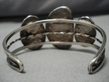 Opulent Vintage Native American Navajo Smokey Bisbee Turquoise Sterling Silver Bracelet Old-Nativo Arts