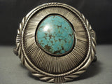 Opulent Vintage Navajo #8 Micro Chisel Sterling Native American Jewelry Silver Bracelet-Nativo Arts