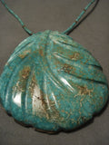 Opulent Vintage Navajo Native American Jewelry jewelry 'Best Carico Lake Turquoise' Necklace-Nativo Arts
