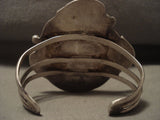 Opulent Vintage Navajo 'Old Morenci Turquoise' Native American Jewelry Silver Bracelet-Nativo Arts