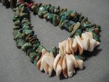 Opulent Vintage Navajo Royston Turquoise Native American Necklace Old-Nativo Arts