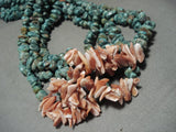 Opulent Vintage Santo Domingo/ Navajo Native American Jewelry jewelry Royston Turquoise Jacla Necklace-Nativo Arts