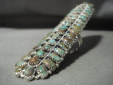 Possibly The Biggest Navajo Royston Turquoise Native American Jewelry Silver Ring-Nativo Arts