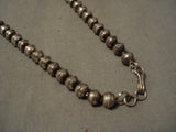 Prestigous Vintage Navajo Gold And Sterling Native American Jewelry Silver Hand Wrought Necklace-Nativo Arts