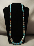 Private Layaway- Authentic And More Rare Vintage Thomas Singer 'Drum Tube Bead' Native American Jewelry Silver Necklace-Nativo Arts