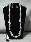 Pure Opulence! The Best Vintage Navajo Orville Tsinnie Native American Jewelry Silver Necklace Set-Nativo Arts