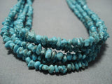 Quality And Unique!! Vintage Native American Jewelry Navajo Sterling Silver Turquoise Necklace Old-Nativo Arts