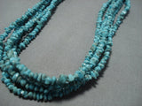 Quality And Unique!! Vintage Native American Jewelry Navajo Sterling Silver Turquoise Necklace Old-Nativo Arts