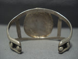 Quality!! Natural Deposit #8 Turquoise Vintage Navajo Sterling Native American Jewelry Silver Bracelet-Nativo Arts