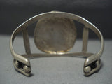 Quality!! Natural Deposit #8 Turquoise Vintage Navajo Sterling Native American Jewelry Silver Bracelet-Nativo Arts
