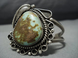 Quality Vintage Native American Jewelry Navajo Royston Turquoise Sterling Silver Cuff Bracelet-Nativo Arts