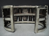 Quality!! Vintage Native American Jewelry Navajo Snake Eyes Turquoise Pearl Sterling Silver Bracelet-Nativo Arts