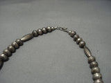 Quality Vintage Native American Jewelry Navajo Turquoise Sterling Silver Squash Blossom Necklace-Nativo Arts